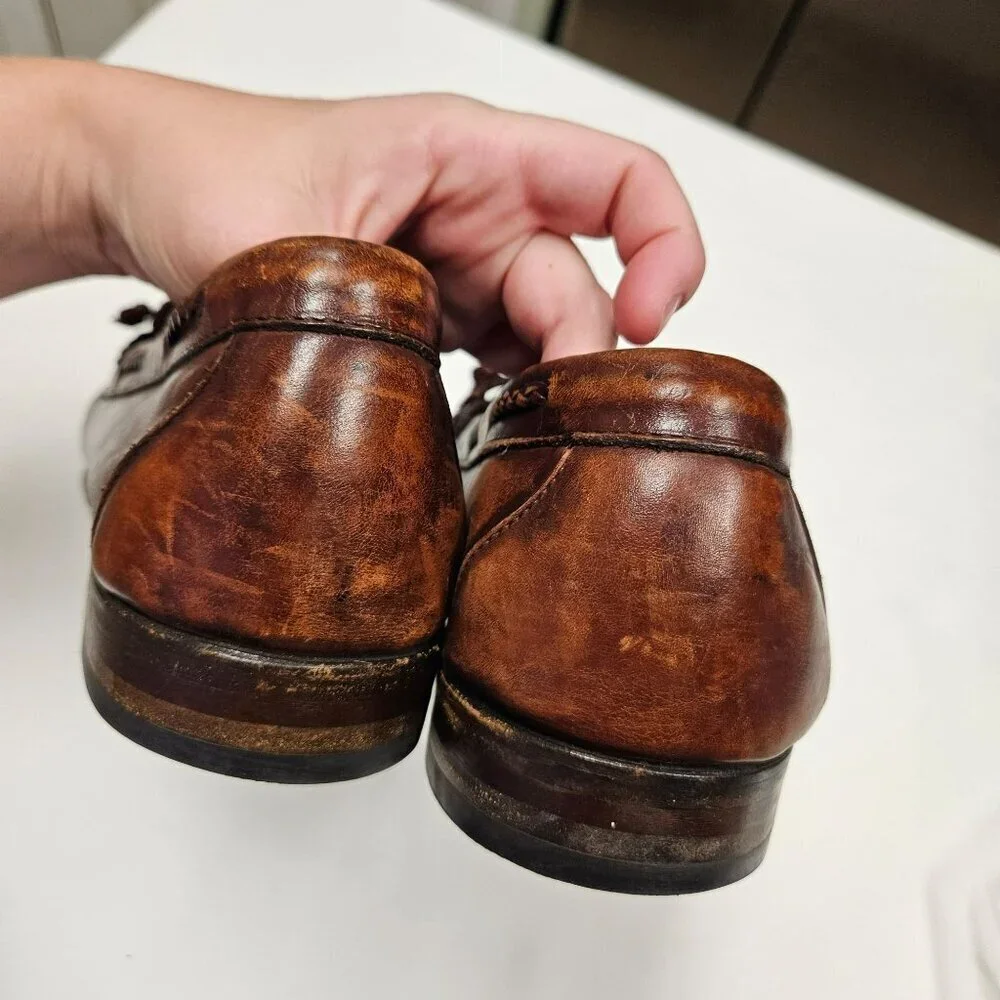 Allen Edmonds‎ Mens Woodstock Leather Tassel Slip On Loafers Made USA 11.5 D